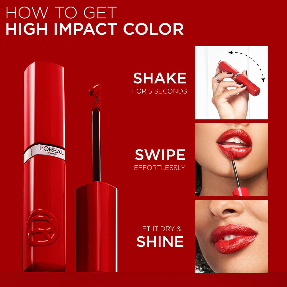 L'Oreal Paris Infallible Laque Resistance Liquid Lipstick, 16H Lacquer Shine