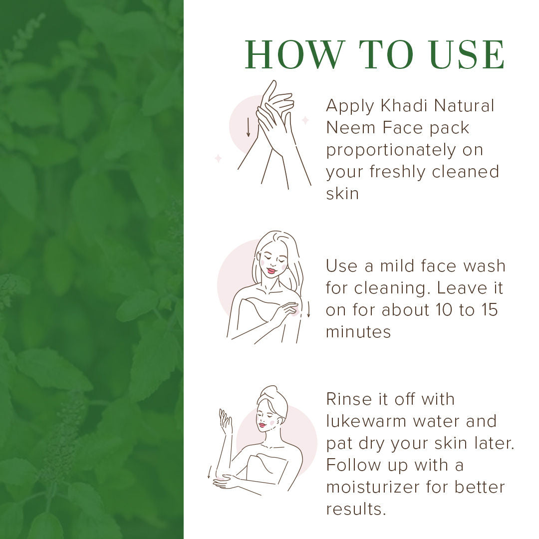 Khadi Natural Neem Tulsi Face Pack