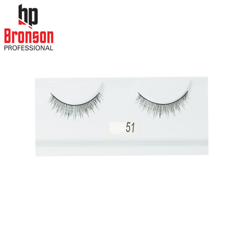 Bronson Professional Synthetic Hair and Lightweight Long Natural Look False Eyelashes - 51