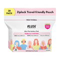 Plush Sanitary Pads 100% Cotton Rash-Free | 16XL + 12XXL+ 4 Free Liners