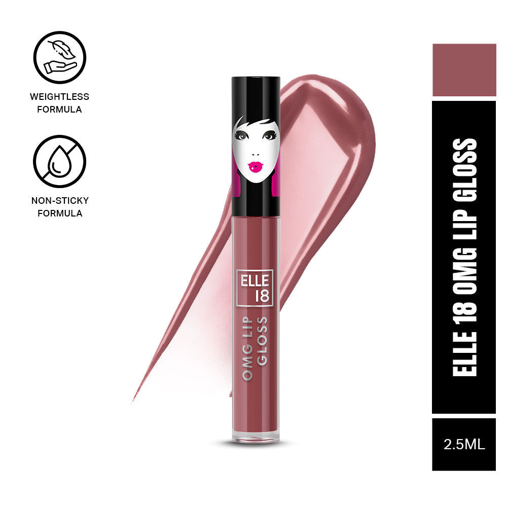 Elle 18 OMG Non sticky Tinted Lip Gloss with Jojoba Oil