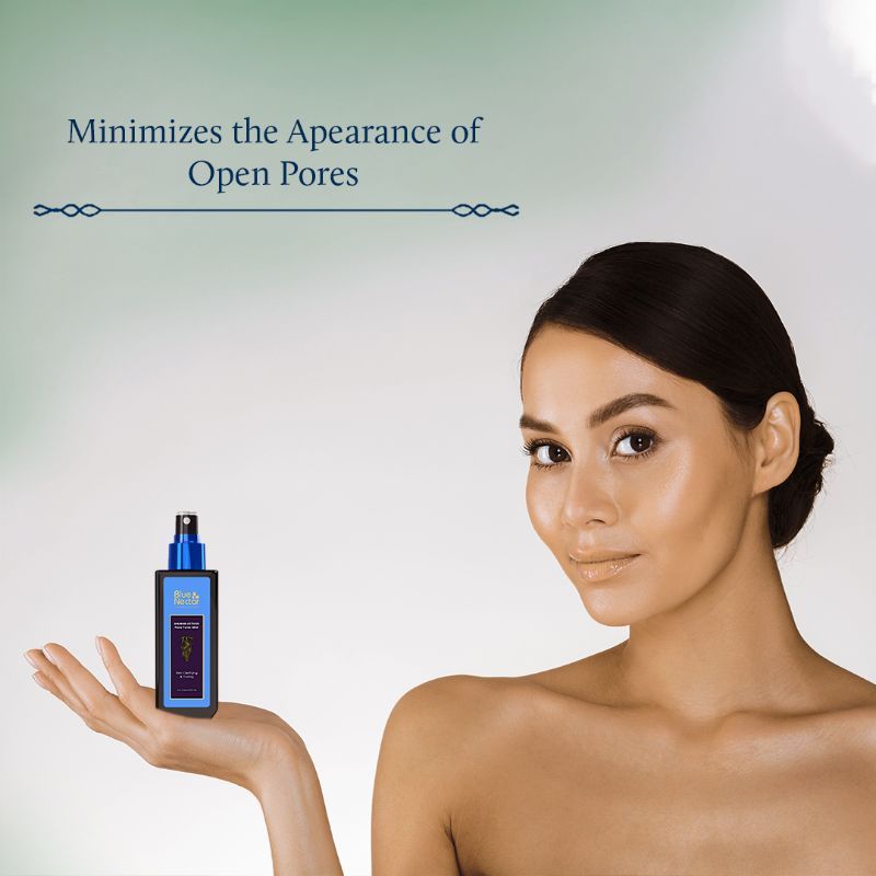 Blue Nectar Shubhr Steam Distilled Vetiver Toner Water & Cooling Calming Face Tonic Mist, Alcohol Free