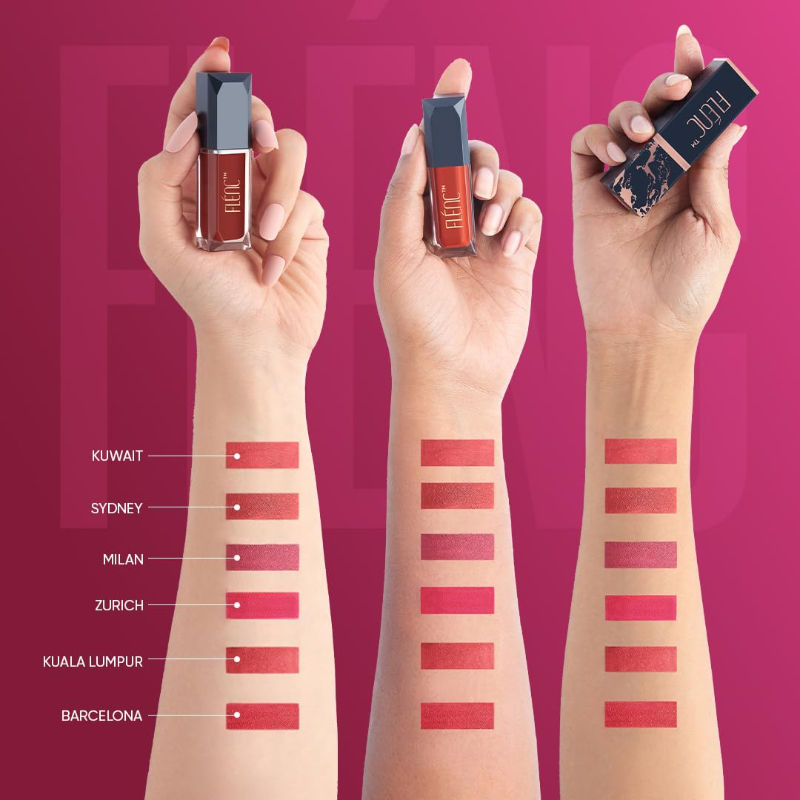 FLENC Cryla Velvet Liquid Matte Lipstick