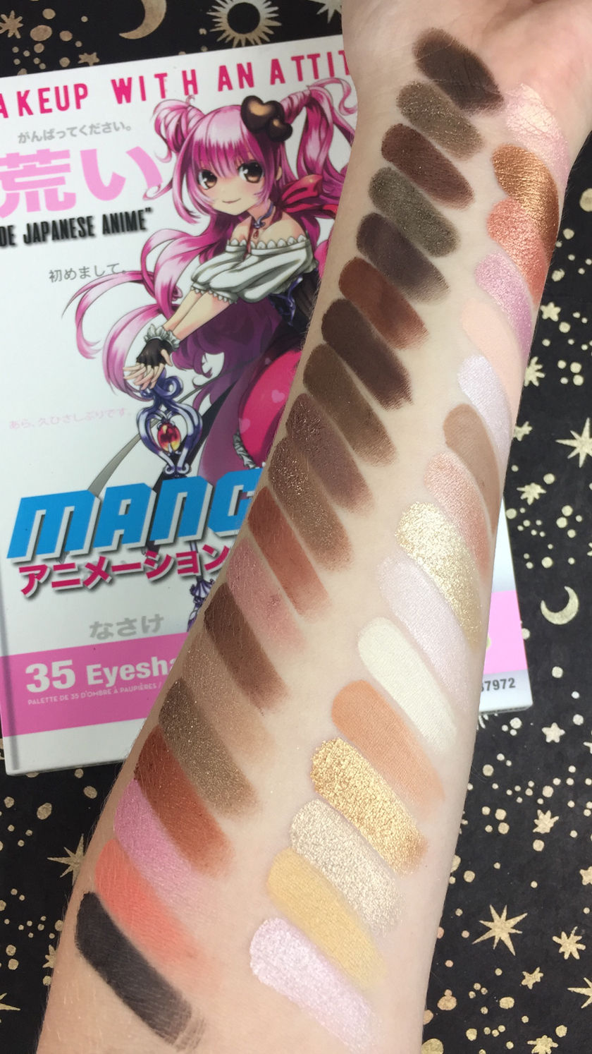 Rude Cosmetics Manga Anime 35 Eyeshadow Palette