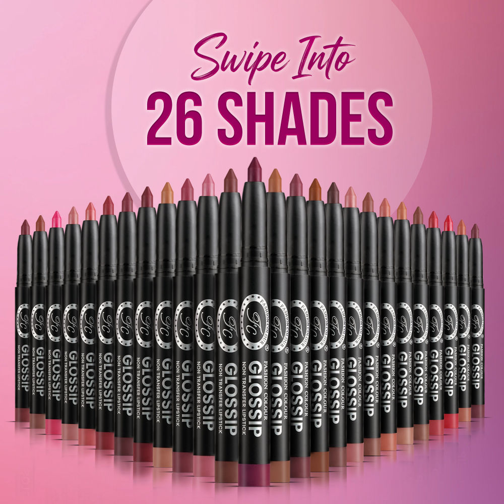 FASHION COLOUR Glossip Non-Transfer Lipstick