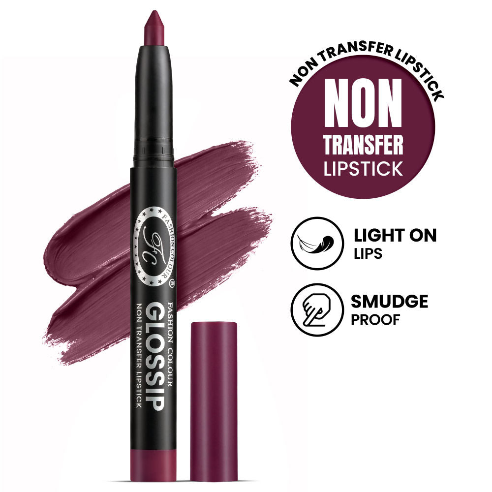 FASHION COLOUR Glossip Non-Transfer Lipstick