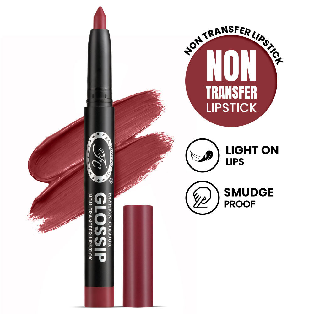FASHION COLOUR Glossip Non-Transfer Lipstick