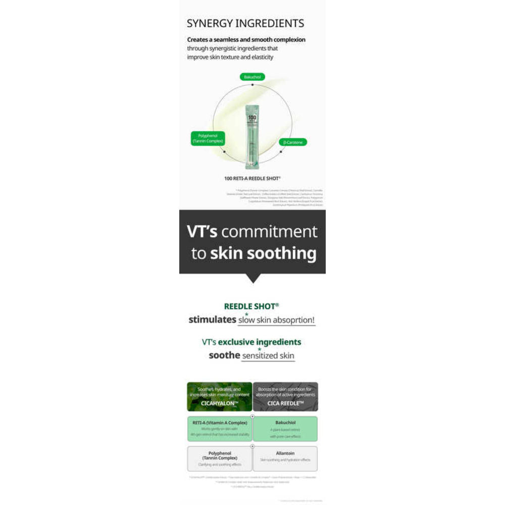 VT Cosmetics Reti-A Reedle Shot 100 Stick
