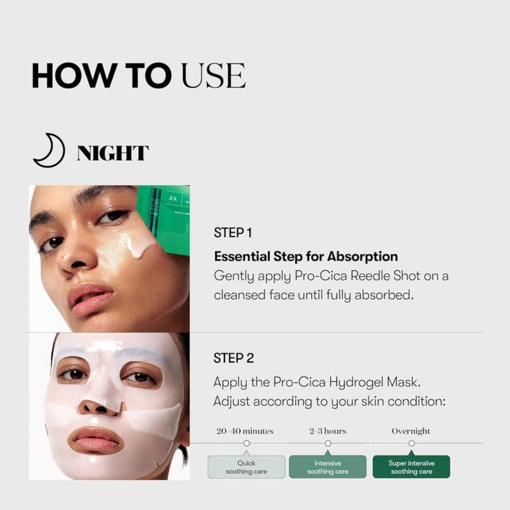 VT Cosmetics Pro Cica Reedle Shot 100 2-Step Hydrogel Mask