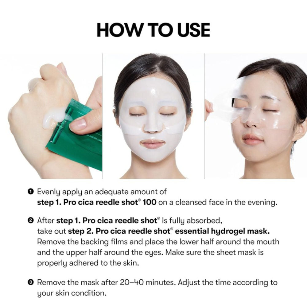VT Cosmetics Pro Cica Reedle Shot 100 2-Step Hydrogel Mask