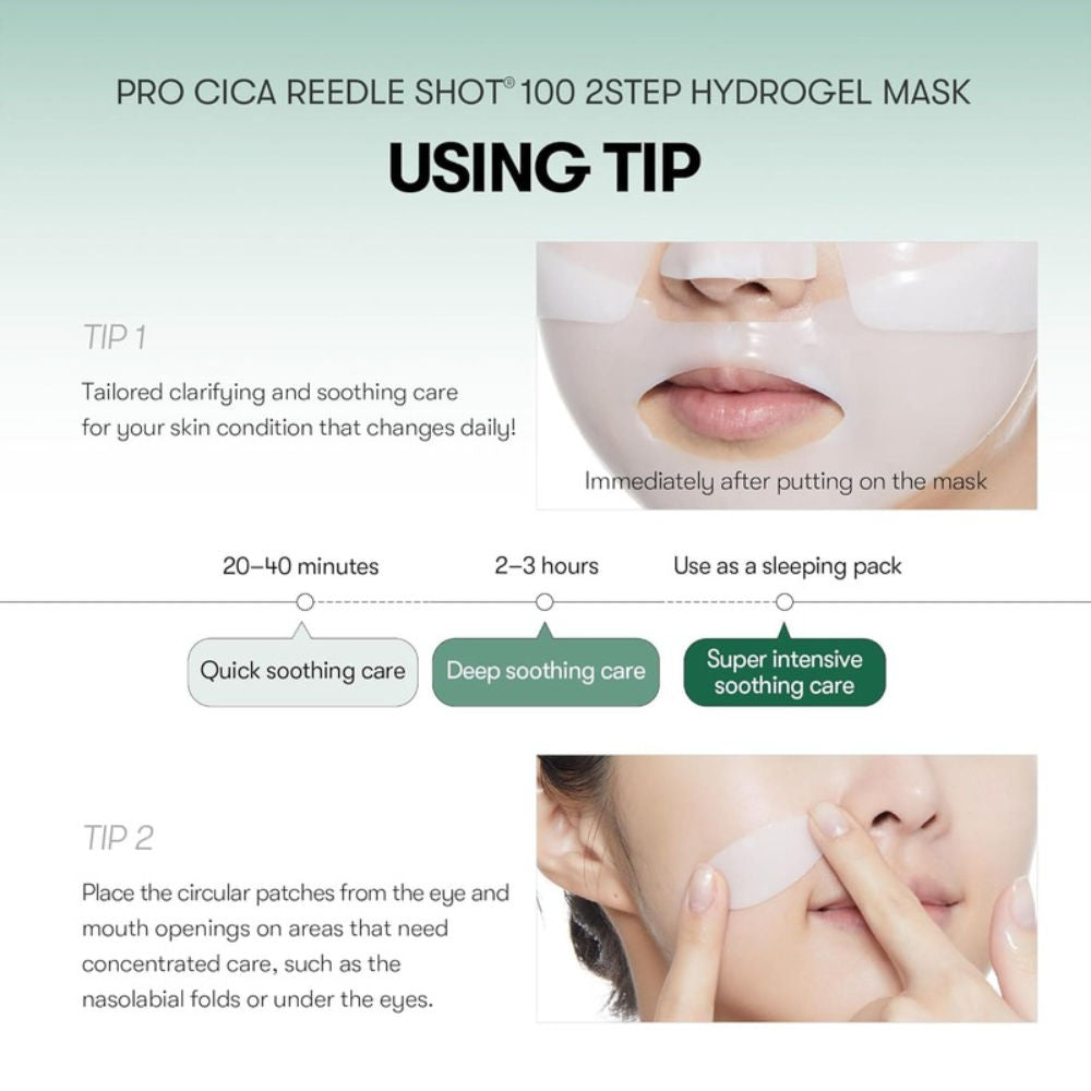 VT Cosmetics Pro Cica Reedle Shot 100 2-Step Hydrogel Mask