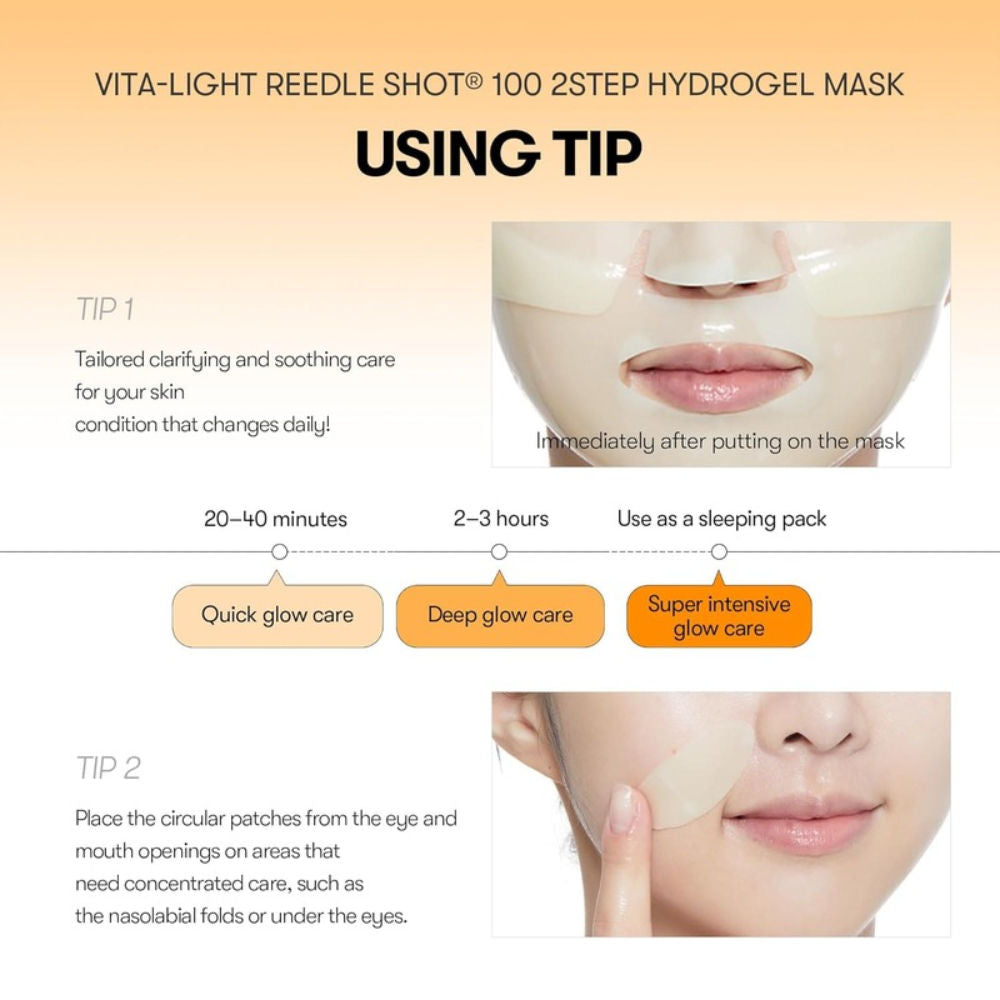 VT Cosmetics Pro Cica Reedle Shot 100 2-Step Hydrogel Mask
