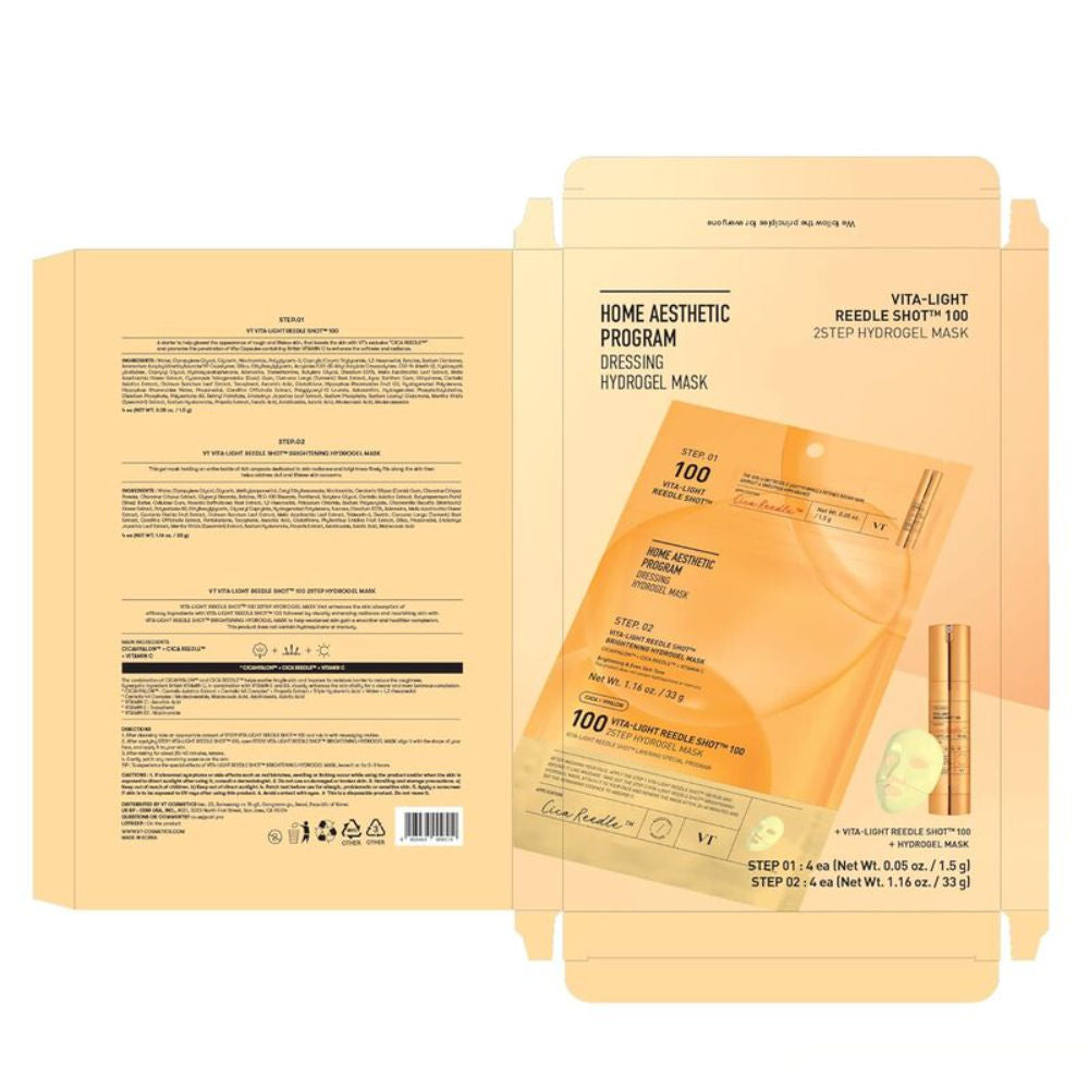 VT Cosmetics Vita Reedle Shot 100 2-Step Hydrogel Mask