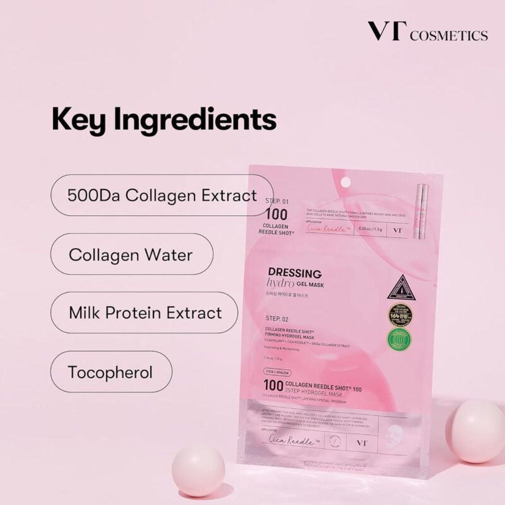 VT Cosmetics Collagen Reedle Shot 100 2-Step Hydrogel Mask