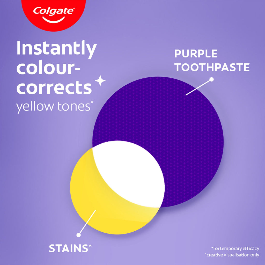 Colgate Visible White Purple Toothpaste