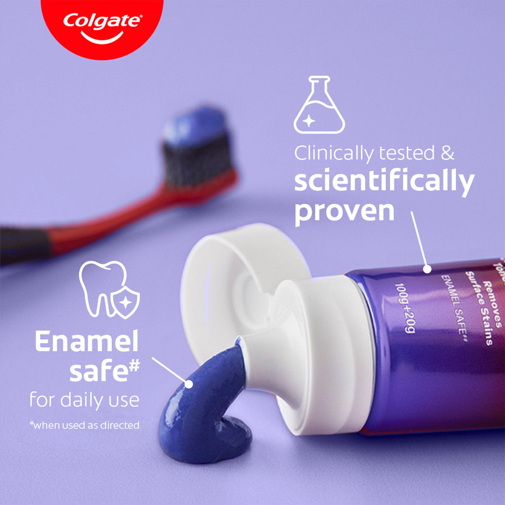 Colgate Visible White Purple Toothpaste