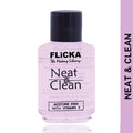 Flicka Neat & Clean Nail Polish Remover Easy Apply Acetone Free & Enriched With Vitamin E