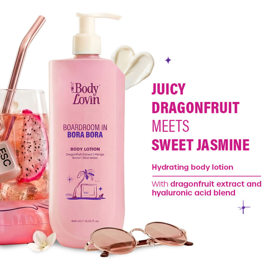 Plum BodyLovin’ Boardroom In Bora Bora Body Lotion, Hydrating, Brightening Sweet Tropical Fragrance