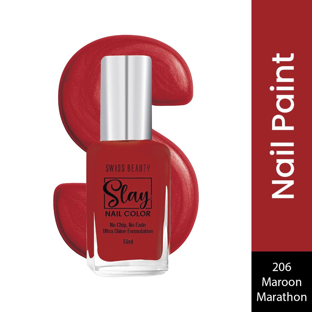Swiss Beauty Slay Nail Color With Ultra Shine Formulation