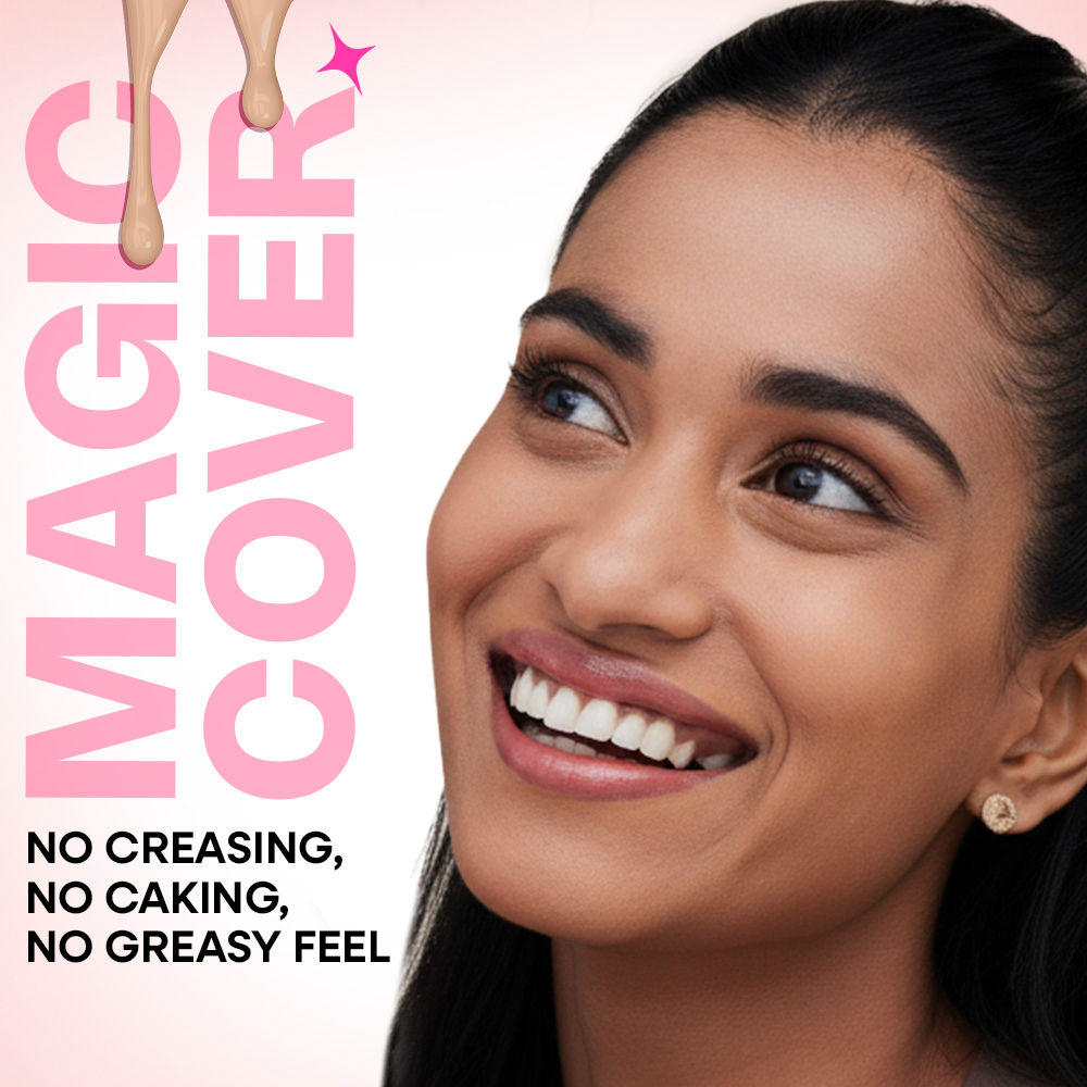 Nykaa Cosmetics Magic Cover Full Coverage Matte Cushion Foundation with SPF 50