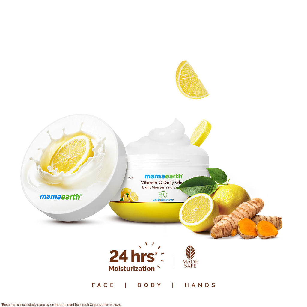 Mamaearth Vitamin C Daily Glow Light Moisturizing Cream