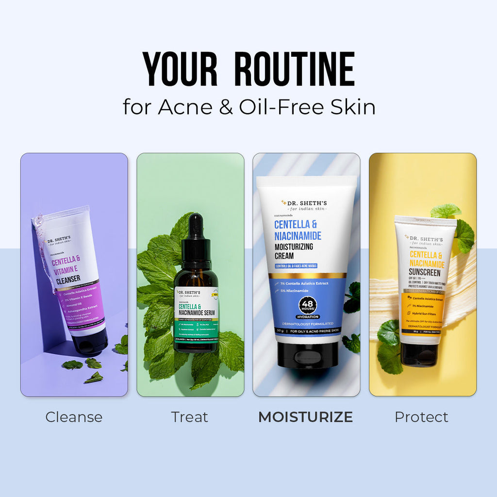 Dr. Sheth's Centella And Niacinamide Moisturizing Cream