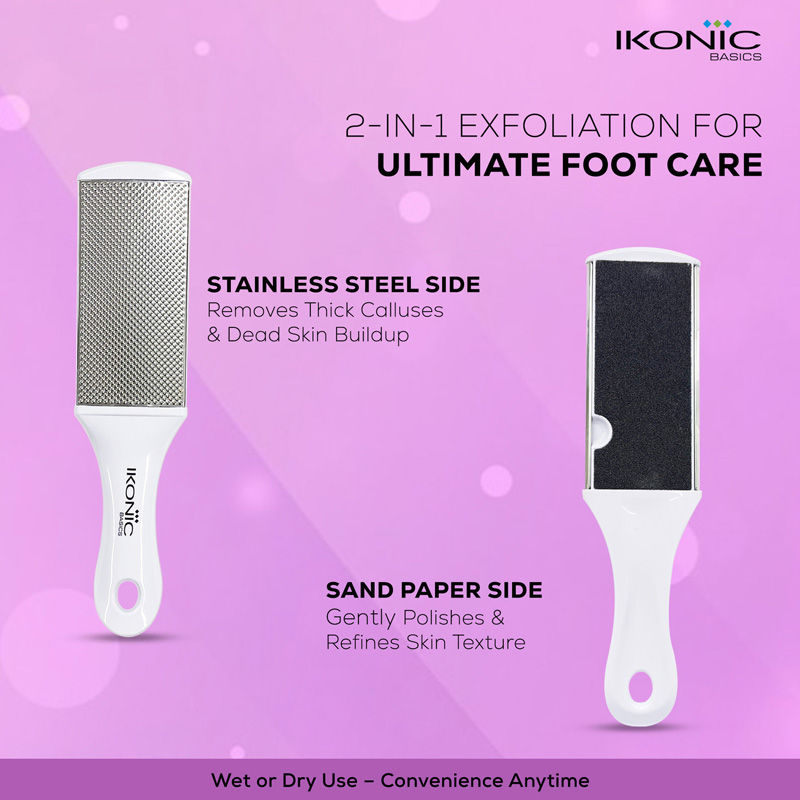 Ikonic Basics IKB-727K SS & Sand Paper Foot File