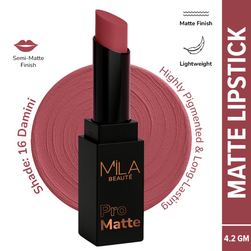 Mila Beauté Pro Matte Long Lasting Creamy Matte Finish Lipstick