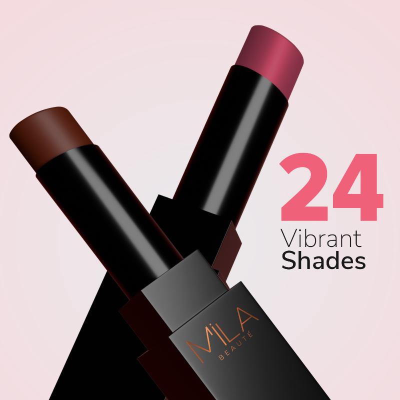 Mila Beauté Pro Matte Long Lasting Creamy Matte Finish Lipstick