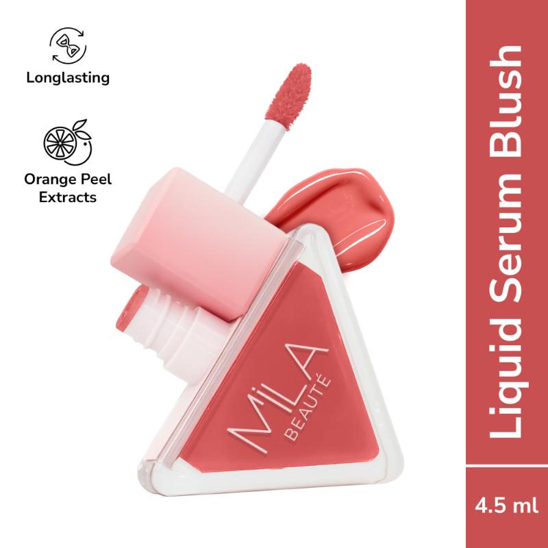 Mila Beauté Pookie Serum Blush Highly Pigmented With Orange Peel Extracts