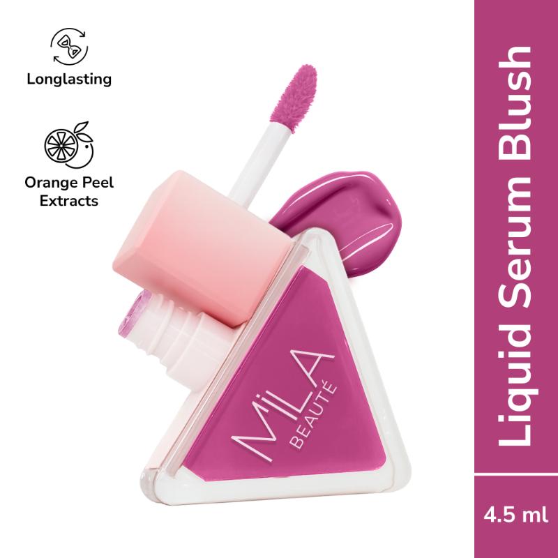 Mila Beauté Pookie Serum Blush Highly Pigmented With Orange Peel Extracts