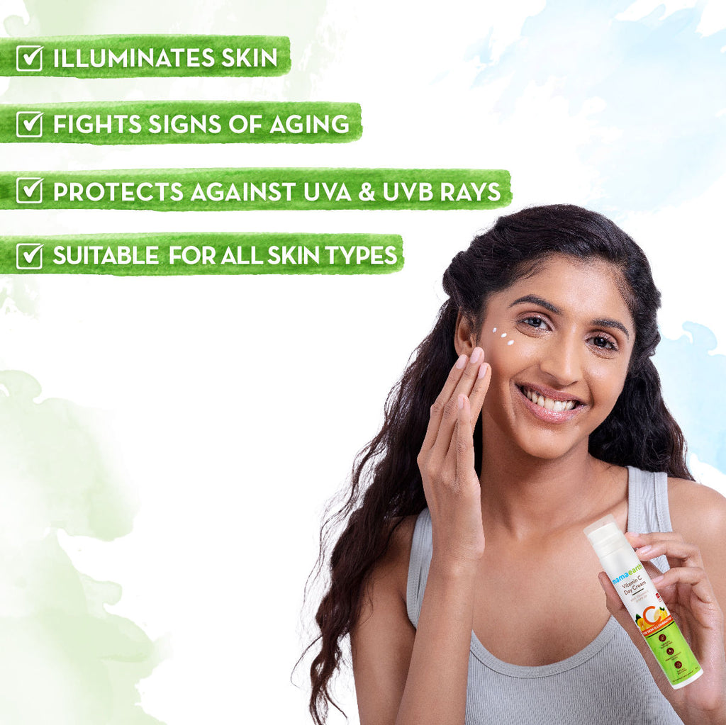 Mamaearth Vitamin C Day Cream For Face With Vitamin C & SPF 20 For Skin Illumination