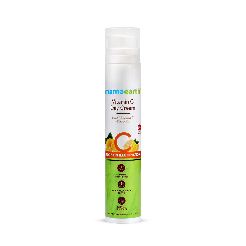 Mamaearth Vitamin C Day Cream For Face With Vitamin C & SPF 20 For Skin Illumination