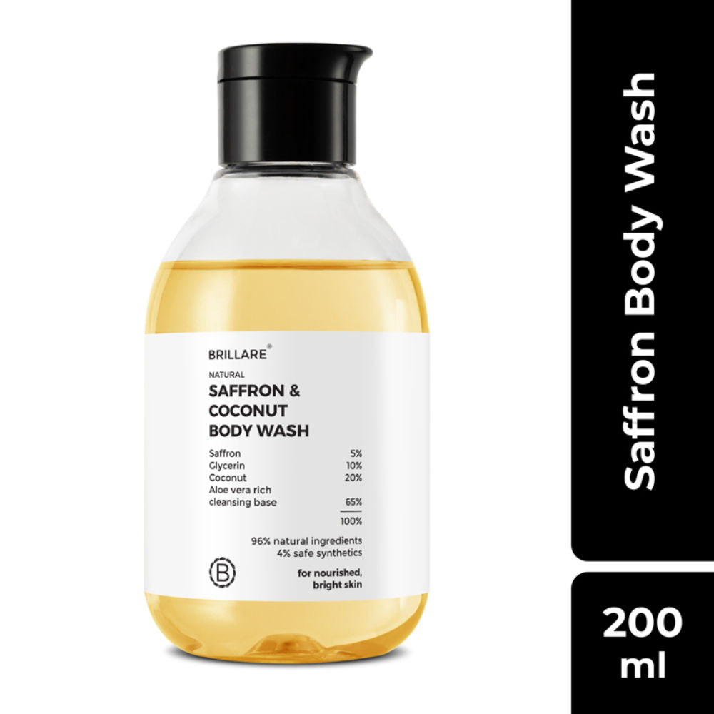 Brillare Saffron & Coconut Body Wash