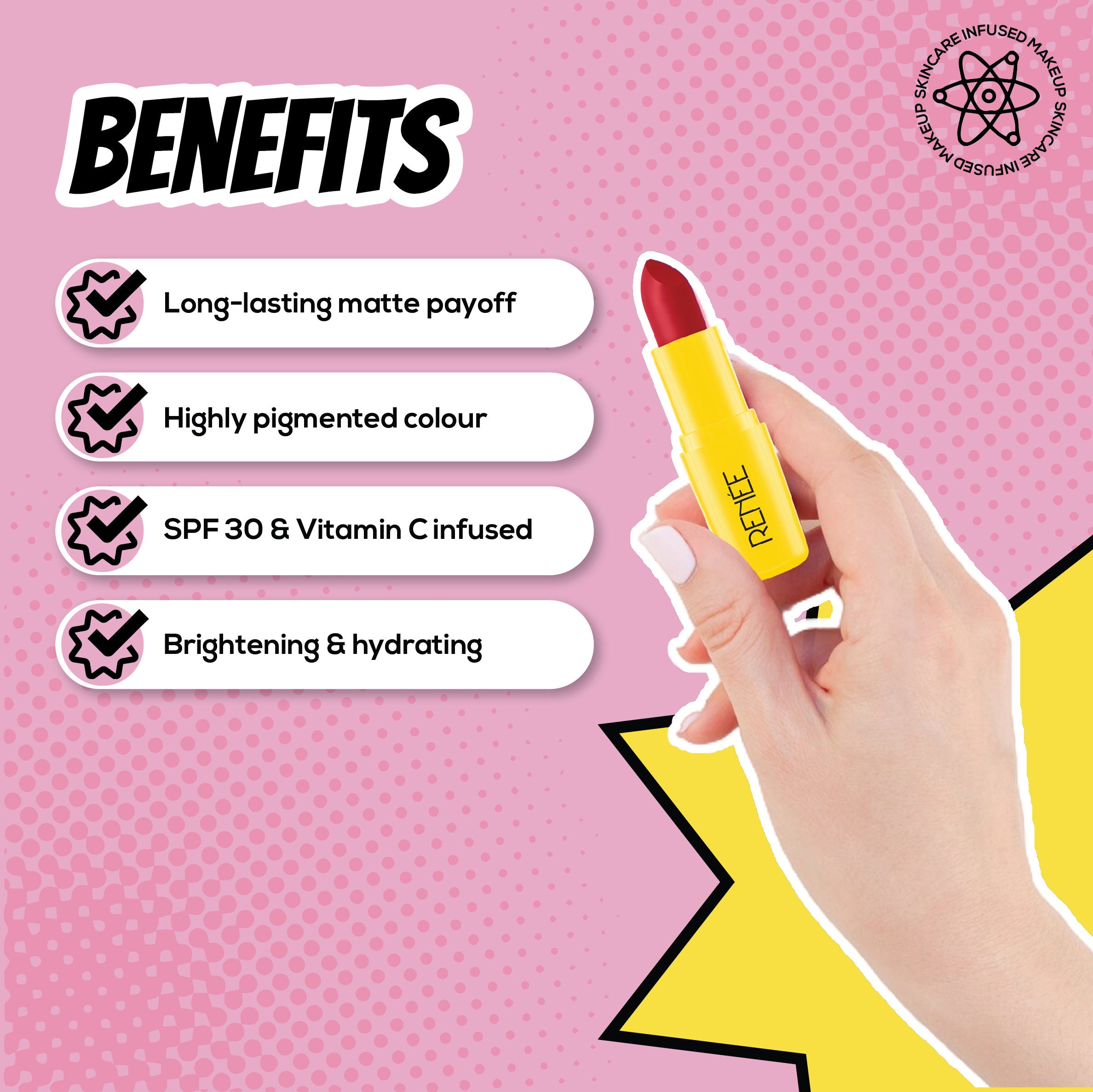 Renee Cosmetics Everyday Matte Lipstick