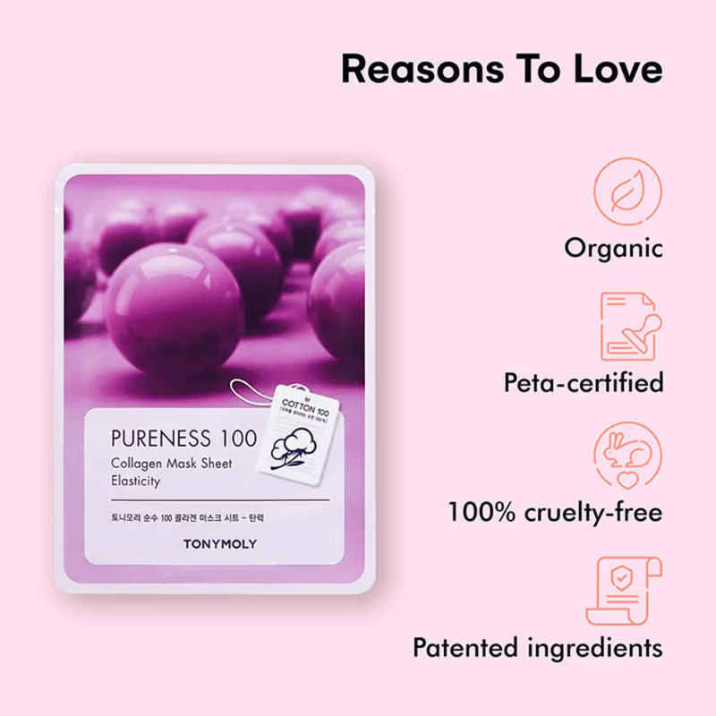 TONYMOLY Korean Pureness 100 Face Sheet Mask