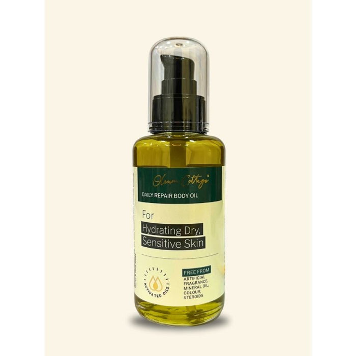Oleum Cottage Skin Softening Body Oil for Dry, Eczema and Psoriasis Prone Skin, Scars and Marks