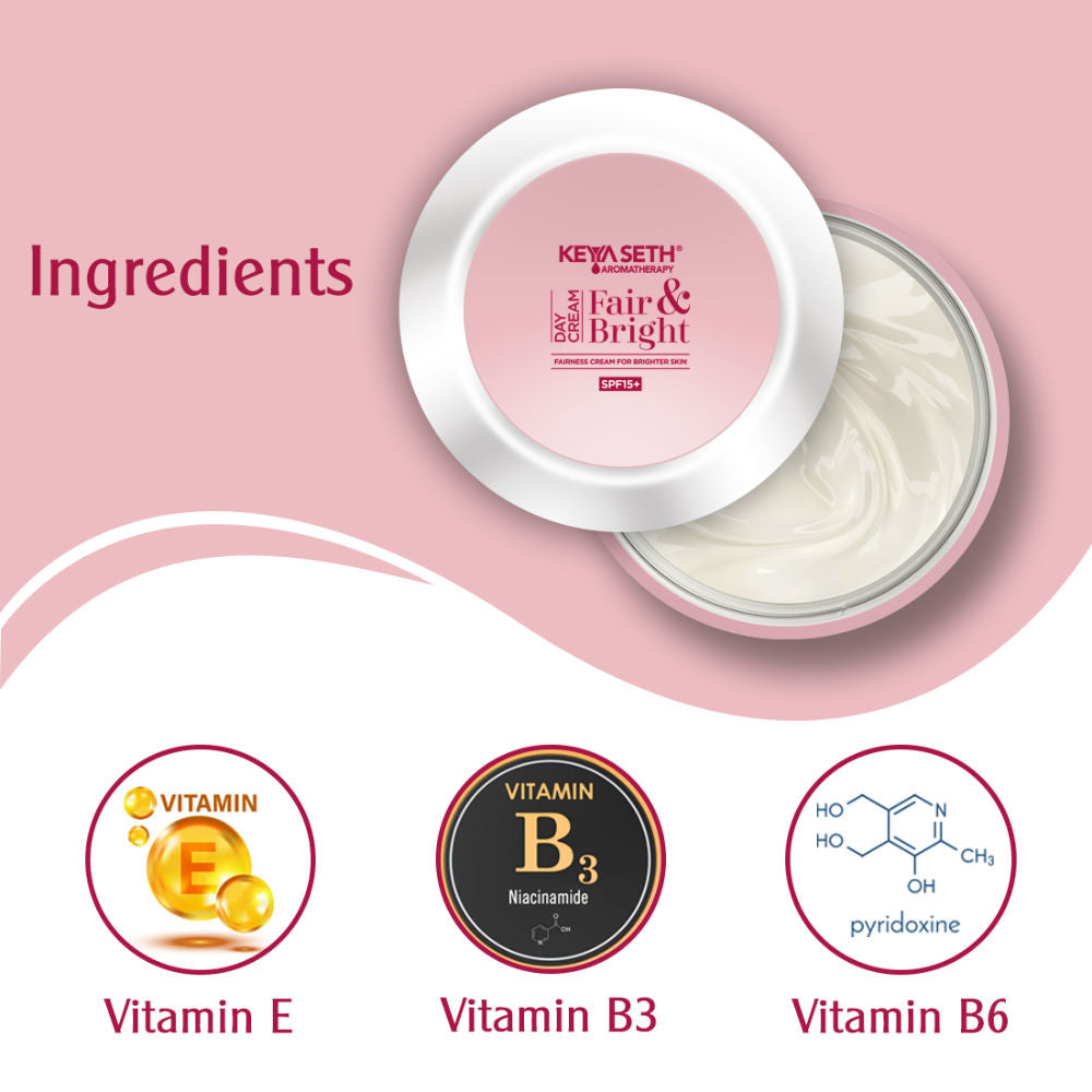 Keya Seth Aromatherapy Fair & Bright Day Cream for Brighter Skin SPF 15+