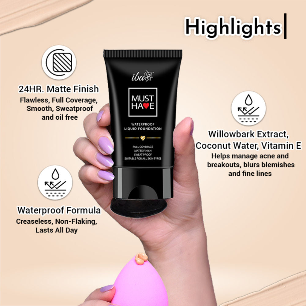 IBA Must Have Waterproof Liquid Foundation