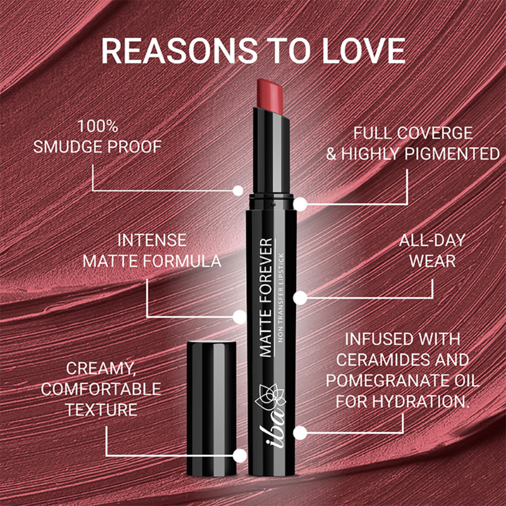 IBA Matte Forever Non-Transfer Lipstick