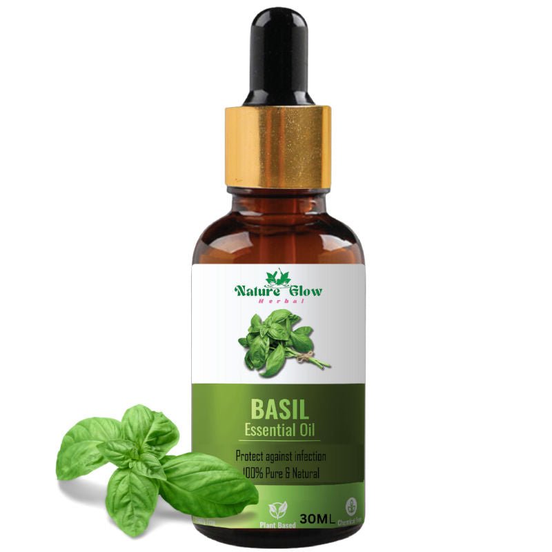 Nature Glow Herbal Basil Essential Oil