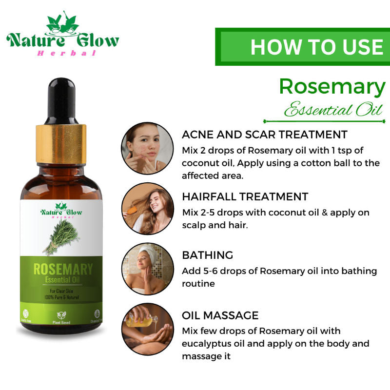 Nature Glow Herbal Rosemary Essential Oil