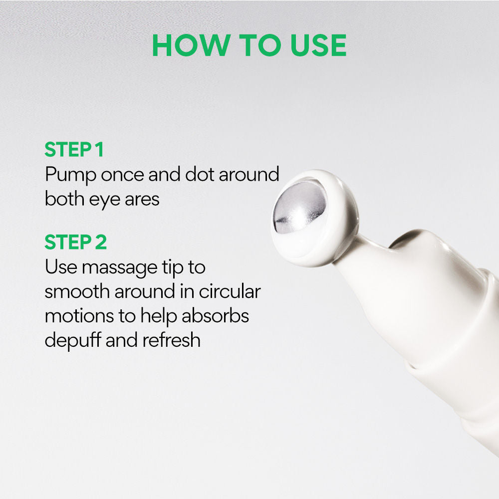 Innisfree Green Tea Hyaluronic Acid Under Eye And Face Serum For Reducing Puffiness