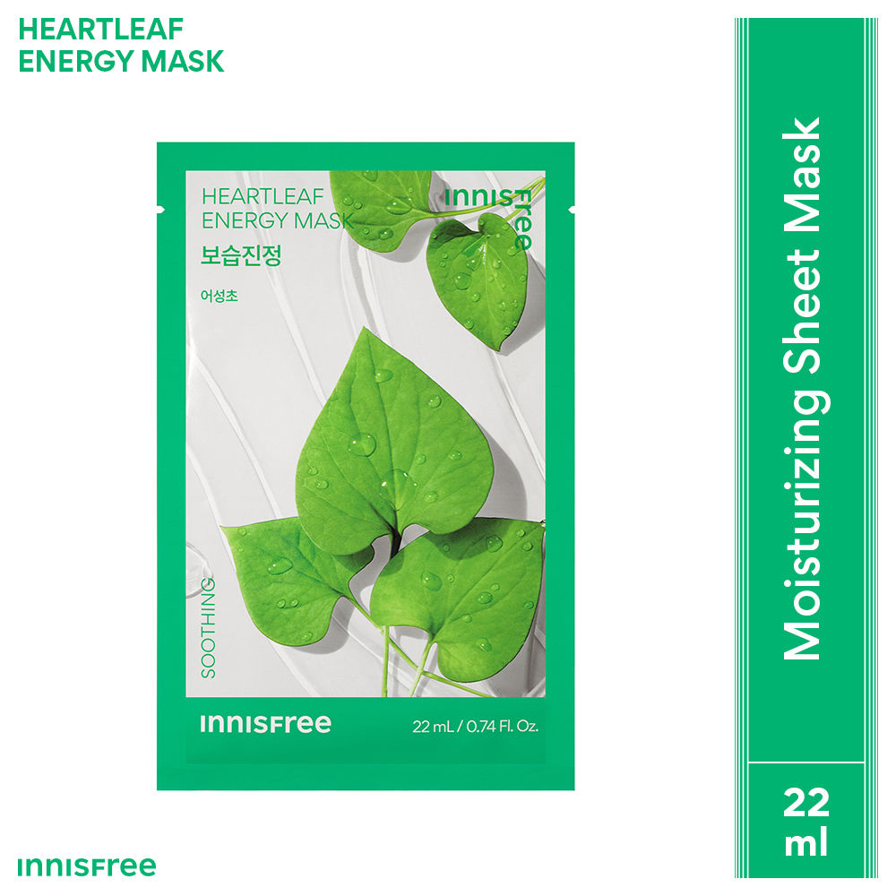 Innisfree Soothing Energy Sheet Mask Heartleaf - Calms Sensitive Skin