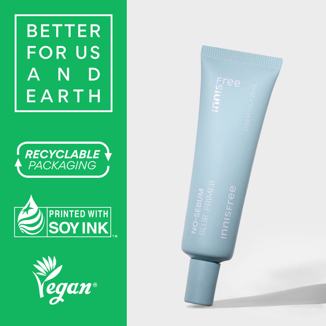 Innisfree No Sebum Blur Primer - Smooth Pore Coverage & Soft Base