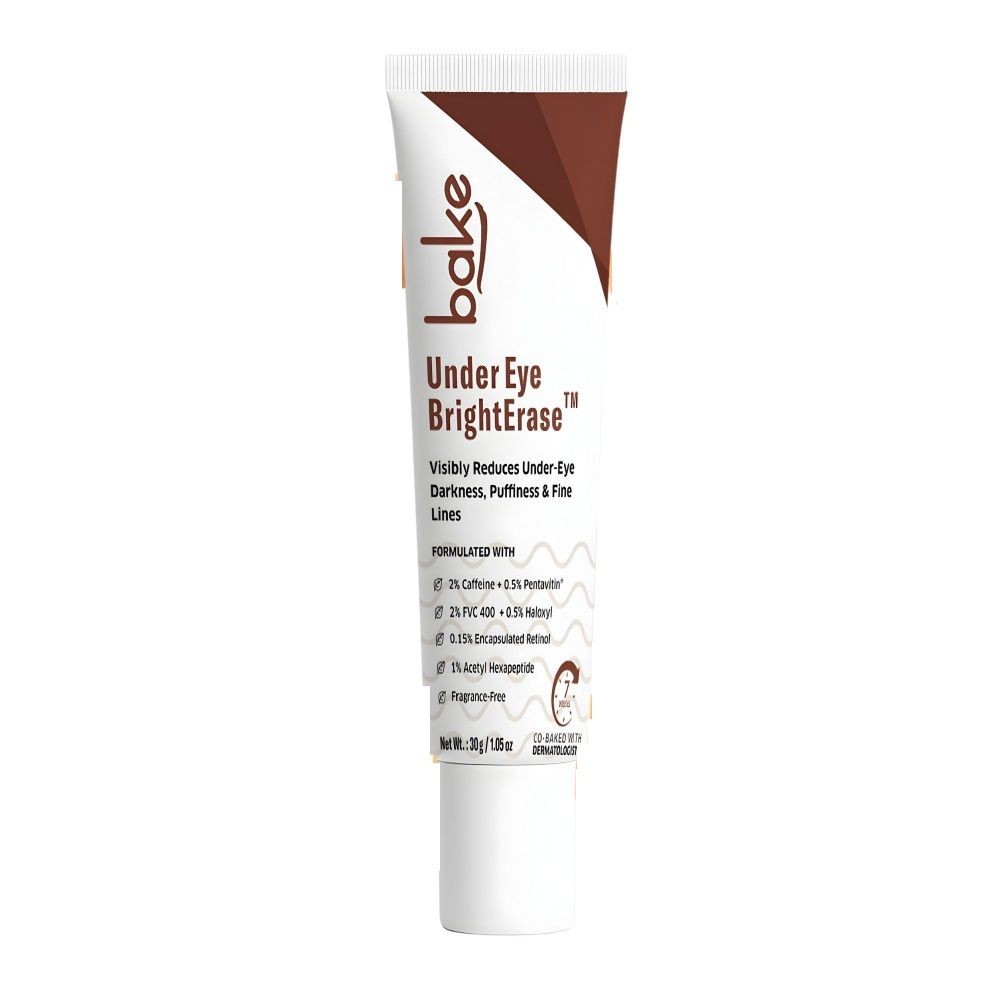 BAKE BrightErase Under Eye Cream – 2% Caffeine for Under-Eye Darkness, Puffiness & Fine Lines