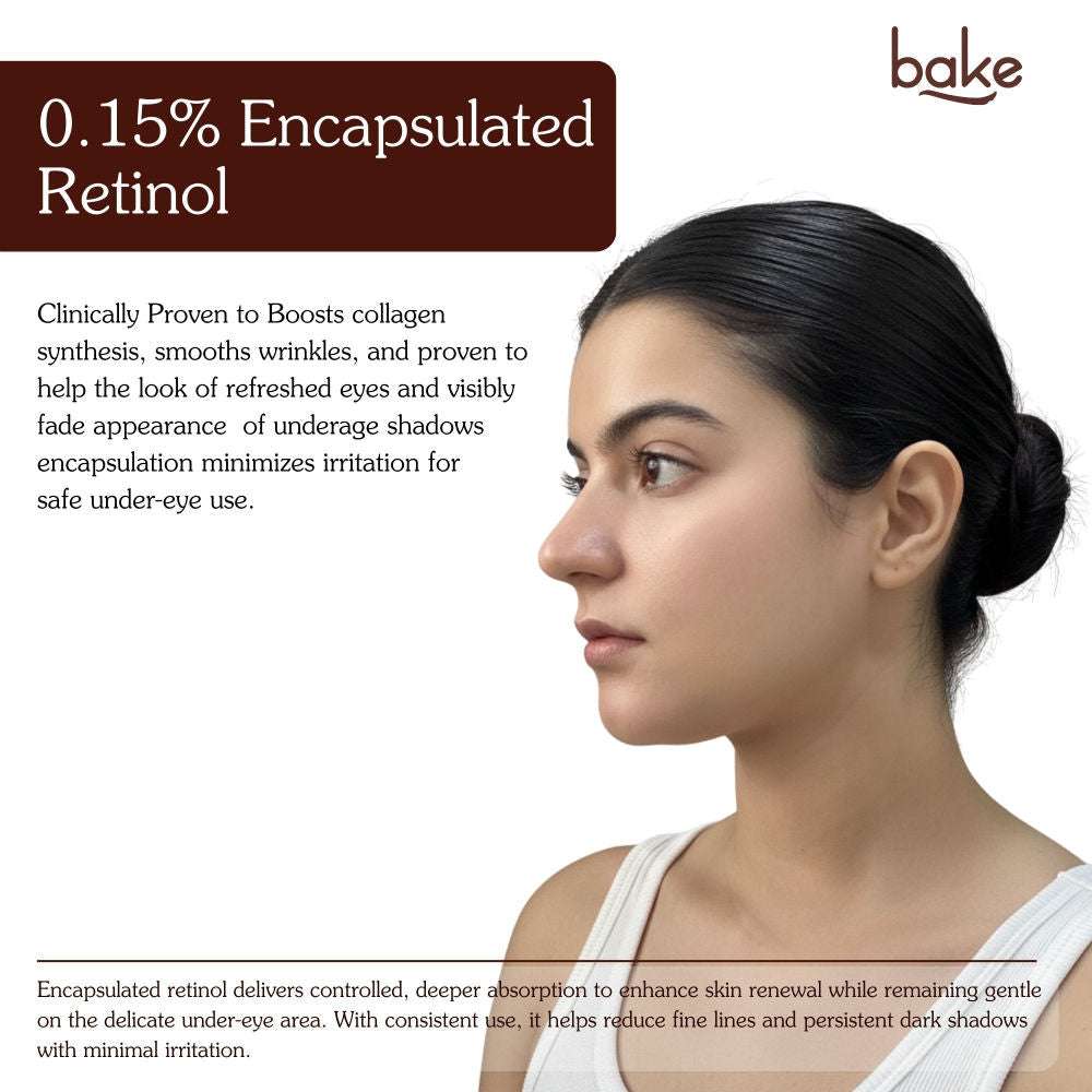 BAKE BrightErase Under Eye Cream – 2% Caffeine for Under-Eye Darkness, Puffiness & Fine Lines