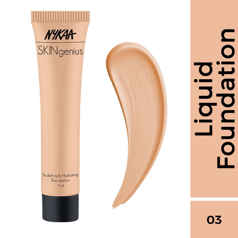 Nykaa Cosmetics Mini SKINgenius Sculpting & Hydrating Dewy Foundation