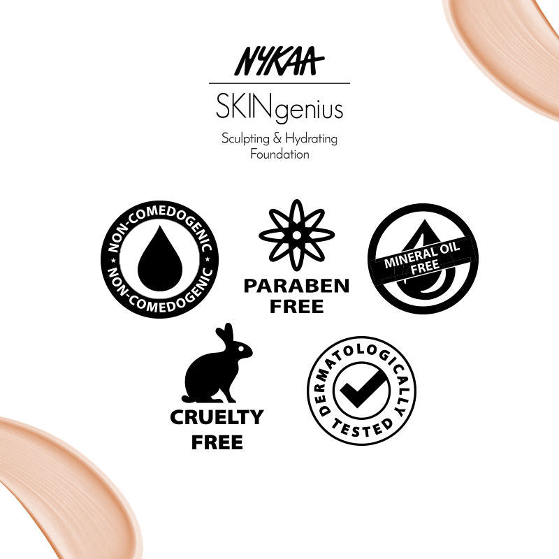 Nykaa Cosmetics Mini SKINgenius Sculpting & Hydrating Dewy Foundation