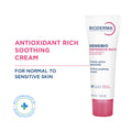 Bioderma Sensibio Defensive Rich Soothing 12hr Moisturizer With Vitamin E - Sensitive Skin